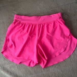 Lululemon Athletica fast and free short in lip gloss